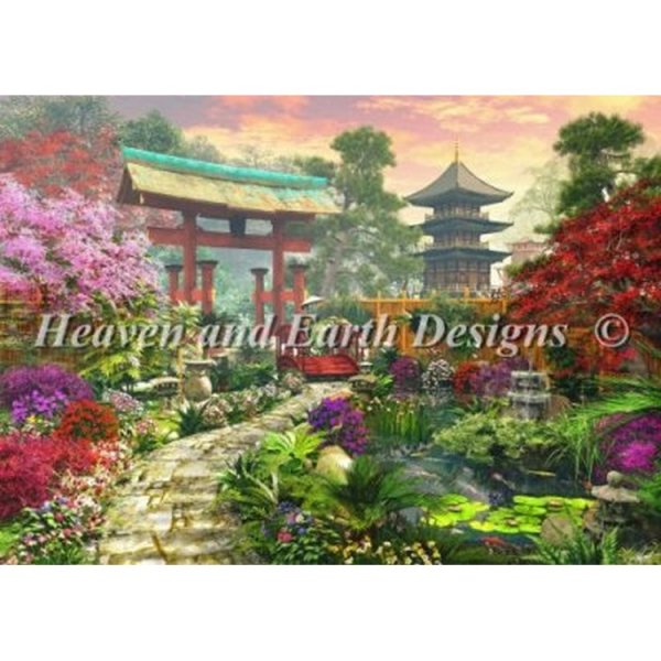 画像1: HAED(Heaven and Earth Designs)図案（チャート） - Dominic Davison - Japan Garden (1)