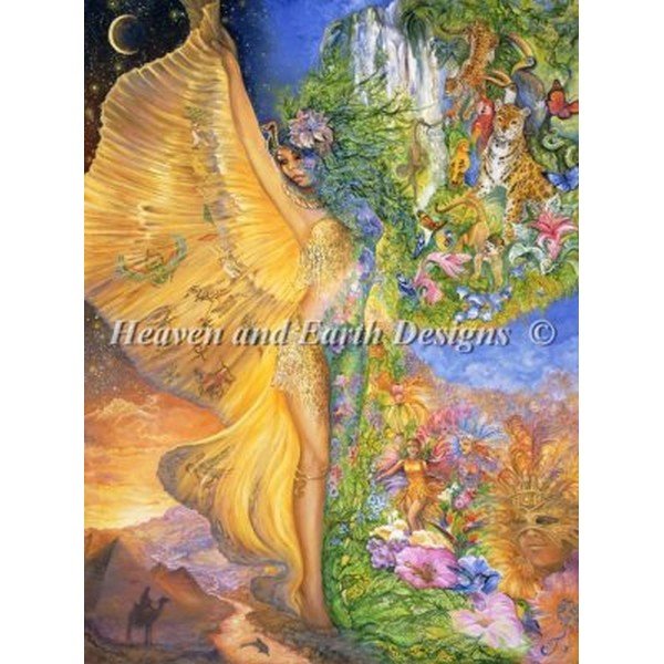 画像1: HAED(Heaven and Earth Designs)図案（チャート） - Josephine Wall - Goddess Between Realms (1)