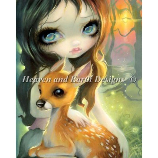 画像1: HAED(Heaven and Earth Designs)図案（チャート） - Jasmine Becket Griffith - Brother And Sister (1)