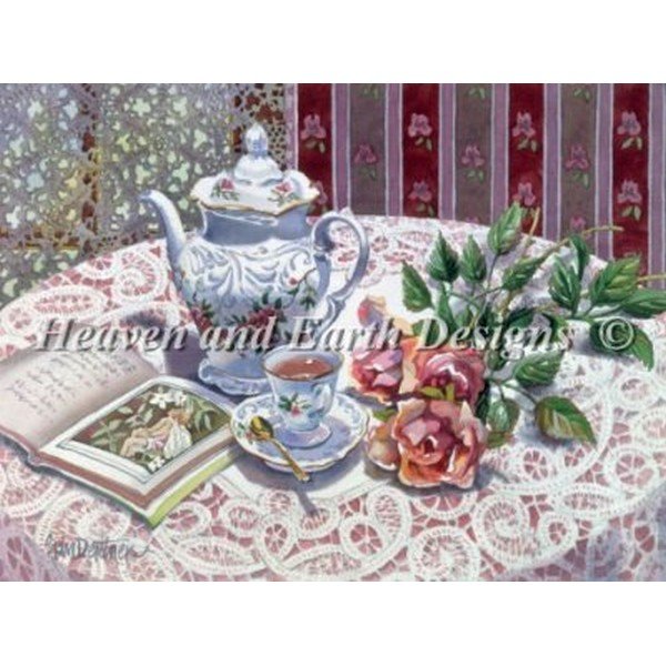 画像1: HAED(Heaven and Earth Designs)図案（チャート） - Erin Dertner - Teatime Poetry (1)