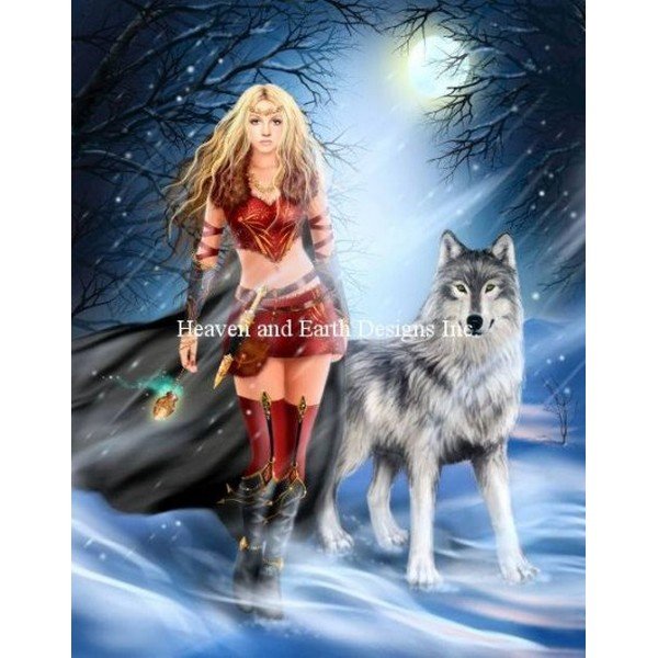 画像1: HAED(Heaven and Earth Designs)図案（チャート） - Alena Lazareva  - Winter Warrior Princess (1)