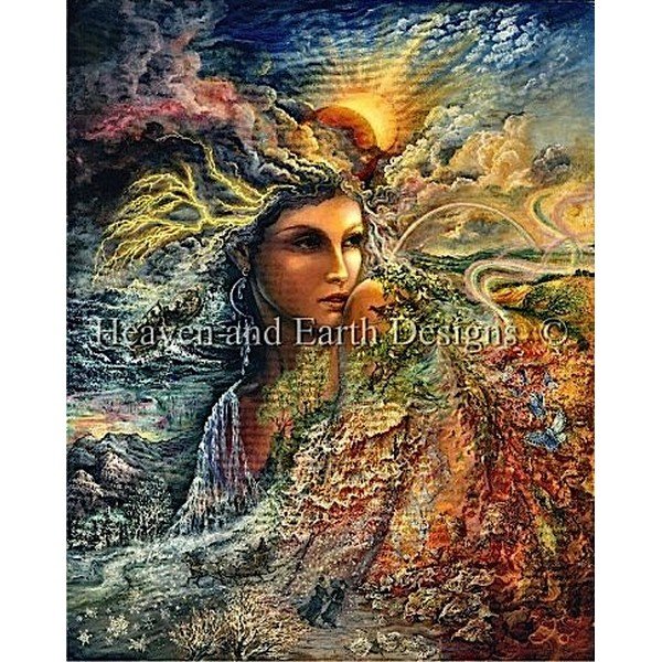 画像1: HAED(Heaven and Earth Designs)図案（チャート） - Josephine Wall  - Spirit Of The Elements (1)