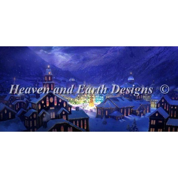 画像1: HAED(Heaven and Earth Designs)図案（チャート） - Phillip Straub - Christmas Town (1)