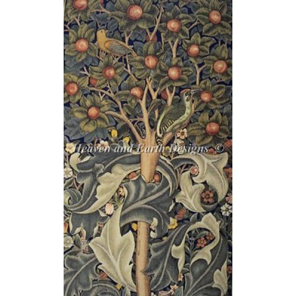 画像1: HAED(Heaven and Earth Designs)図案（チャート） - William Morris - Woodpecker Tapestry-Morris (1)