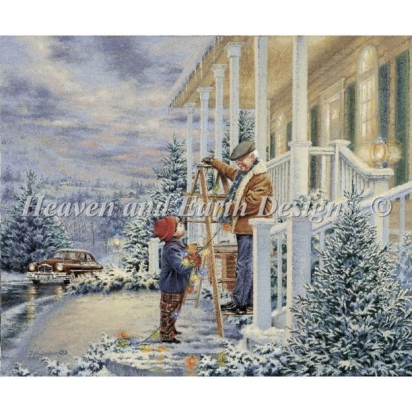 画像1: HAED(Heaven And Earth Designs) - Colors Of Christmas 25ctクロスステッチ キット (1)