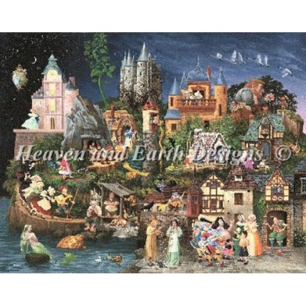 画像1: クロスステッチ キット[HAEDミニ] Mini Faery Tales 18ct -Heaven and Earth Designs (1)