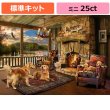 画像1: クロスステッチ キット（標準）[HAEDミニ]Mini Lakeside Cabin 25ct - HAED(Heaven and Earth Designs) (1)