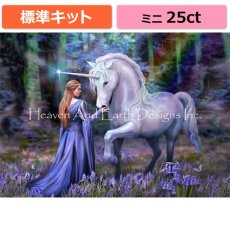 画像1: クロスステッチ キット（標準）[HAEDミニ] Mini Bluebell Woods 25ct -Heaven and Earth Designs (1)