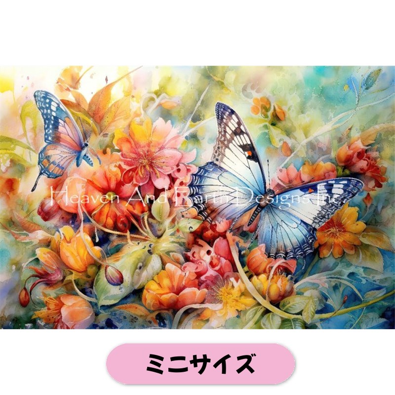 クロスステッチキット【HAEDミニ】 Mini Butterfly Forest - Heaven and Earth Designs(HAED)