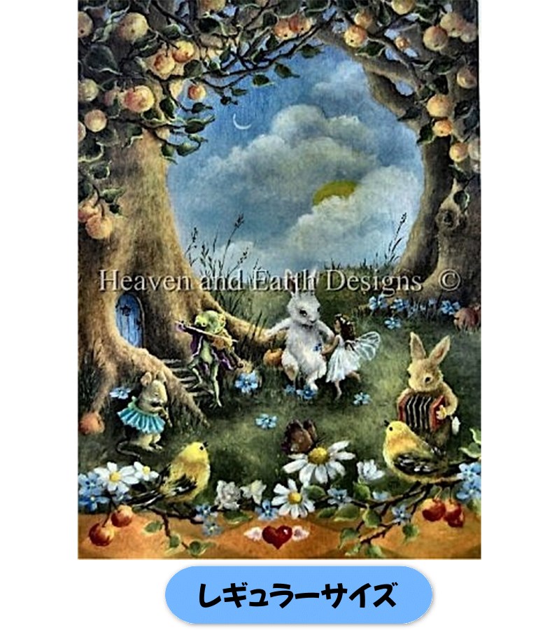 クロスステッチキット 【HAEDレギュラー】A Woodland Dance- Heaven and Earth Designs(HAED)